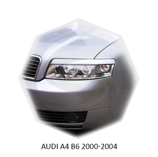 Изображение Реснички на фары AUDI A4 B6 2000-2004г под покраску 2 шт.