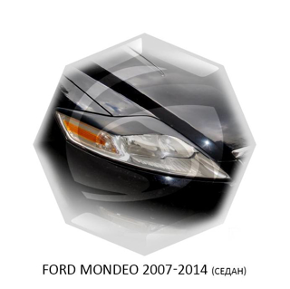 Изображение Реснички на фары FORD MONDEO 2007-2013г под покраску 2 шт.
