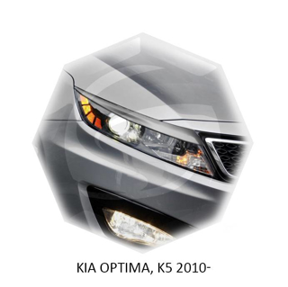 Изображение Реснички на фары KIA OPTIMA 2010г-2015 под покраску 2 шт.  