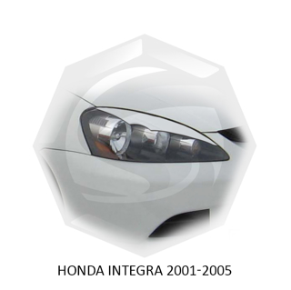 Изображение Реснички на фары HONDA INTEGRA 2001-2005г под покраску 2 шт.