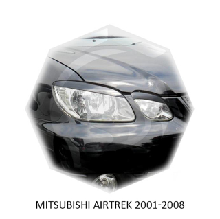 Изображение Реснички на фары MITSUBISHI AIRTREK 2001-2008г под покраску 2 шт.