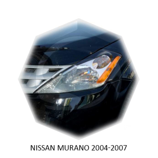 Изображение Реснички на фары NISSAN MURANO 2004-2009г под покраску 2 шт.