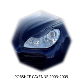 Изображение Реснички на фары PORSCHE CAYENNE 2003-2009г под покраску 2 шт.