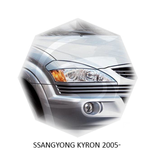 Изображение Реснички на фары SSANG YONG KYRON 2005г- под покраску 2 шт.