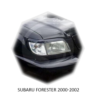 Изображение Реснички на фары SUBARU FORESTER 2000-2003г под покраску 2 шт.