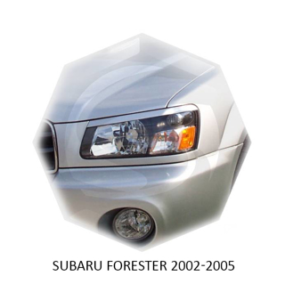 Изображение Реснички на фары SUBARU FORESTER 2002-2005г под покраску 2 шт.