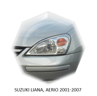 Изображение Реснички на фары SUZUKI LIANA, AERIO 2001-2007г под покраску 2 шт.