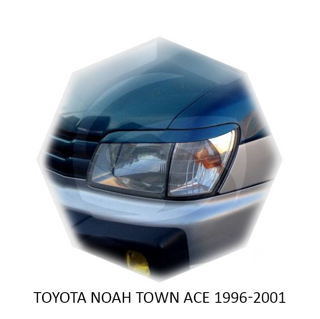 Изображение Реснички на фары TOYOTA NOAH TOWN ACE 1996-2001г под покраску 2 шт.