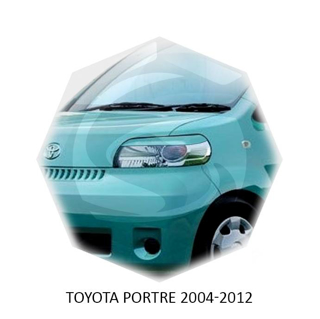 Изображение Реснички на фары TOYOTA PORTE 2004-2012г под покраску 2 шт.