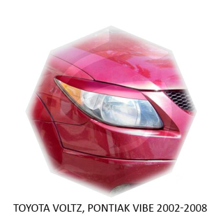 Изображение Реснички на фары TOYOTA VOLTZ, PONTIAK VIBE 2002-2008г под покраску 2 шт. 