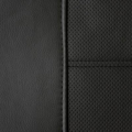 Изображение Чехлы на сиденья MITSUBISHI DELICA IV поколение, рестайлинг, три ряда, второй ряд сплошной 1997 - 2007 Экокожа/экокожа перфор. Черный