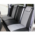 Изображение Чехлы сиденья UAZ PATRIOT с 2014 SUV Жаккард/экокожа   Черный/Темно-серый