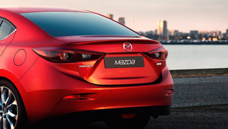 Изображение Спойлер багажника на Mazda 3 2014-нв