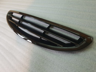 Изображение Решетка радиатора Hyundai Accent (оригинал без значка) черный глянец