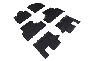 Изображение Резиновые коврики с высоким бортом для KIA Sorento Prime (3 ряда) 2015-2020