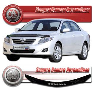 Изображение Дефлектор капота шелкография золото Toyota Corolla 2010 (арт. 518)