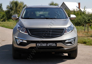 Изображение Решетка радиатора Kia Sportage 2011 (4 поперечины) Вариант 1