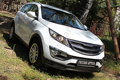 Изображение Решетка радиатора Kia Sportage 2011  с черной сеткой  (1 поперечина) Вариант 2