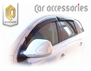 Изображение Дефлекторы боковых окон Audi Q7 2005–н.в