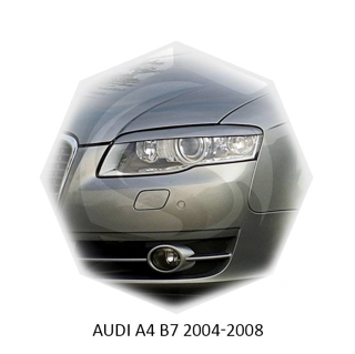 Изображение Реснички на фары AUDI A4 B7 2004-2008г  под покраску 2 шт.