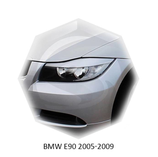 Изображение Реснички на фары BMW E90 2005-2009г под покраску 2 шт. 