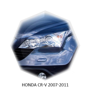 Изображение Реснички на фары HONDA CR-V 2007-2011г под покраску 2 шт.