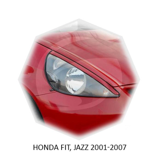 Изображение Реснички на фары HONDA FIT, JAZZ 2001-2007г под покраску 2 шт.