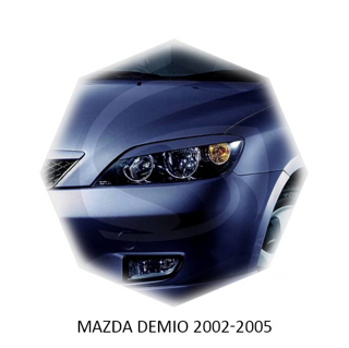 Изображение Реснички на фары MAZDA DEMIO 2002-2005г под покраску 2 шт.