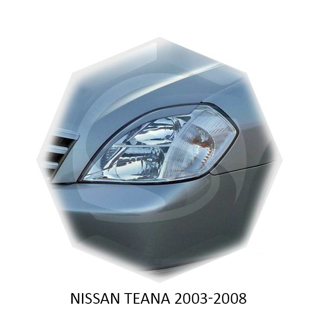 Изображение Реснички на фары NISSAN TEANA 2003-2008г под покраску 2 шт.