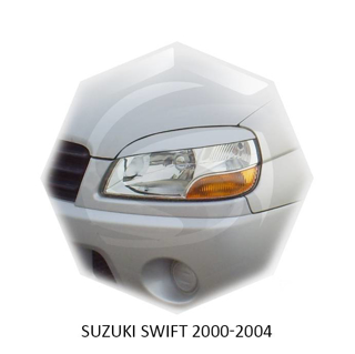 Изображение Реснички на фары SUZUKI SWIFT 2000-2004г под покраску 2 шт.