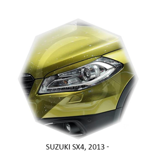 Изображение Реснички на фары SUZUKI SX4 2014г- под покраску 2 шт.