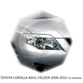 Изображение Реснички на фары TOYOTA AXIO, COROLLA FIELDER 2006-2012г (рестайлинг) под покраску 2 шт.