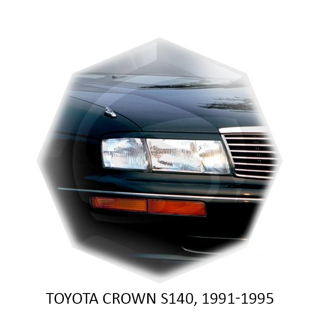 Изображение Реснички на фары TOYOTA CROWN S140 1991-1995г под покраску 2 шт. 
