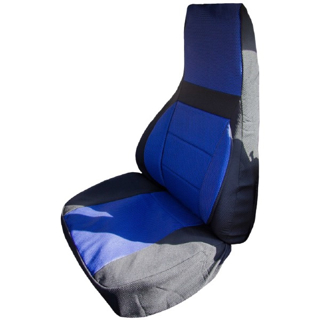 Изображение Чехлы сиденья ВАЗ 2107  SKYWAY Синий Жаккард комплект на все сиденья комплект на все сиденья