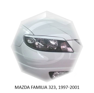 Изображение Реснички на фары MAZDA FAMILIA 2002-2004г под покраску 2 шт.