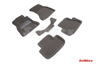 Изображение 3D коврики AUDI A4 (B8) 2007-2015  Серый