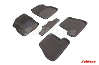 Изображение 3D коврики Ford FOCUS III АКПП 2011-2015 Серый