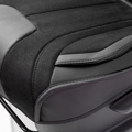 Изображение Накидки на сиденье Car Performance передние 2 шт алькантара + экокожа черные