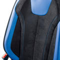 Изображение Накидки на сиденье Car Performance передние 2 шт алькантара + экокожа синие
