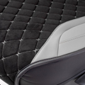 Изображение Накидки на сиденье Car Performance передние 2 шт алькантара + экокожа серые