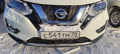Изображение Утеплитель радиатора Nissan X-Trail 2017- 2022 плоский значек