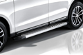 Изображение Пороги алюминиевые Lexus NX 300h (2014-2021) "Elite Silver" серебристые