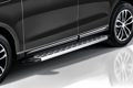 Изображение Пороги алюминиевые Lexus RX-350 IV поколение (2015-2019) "Premium Silver" серебристые