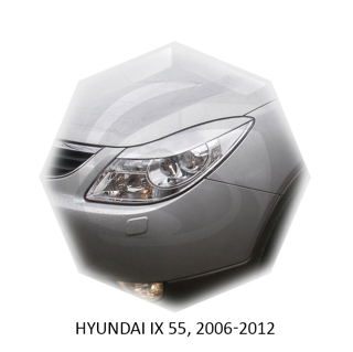 Изображение Реснички на фары HYUNDAI ix55 2006-2012г под покраску 2 шт.