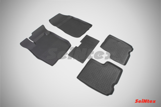 Изображение Резиновые коврики с высоким бортом для Lada Largus 2012-2023