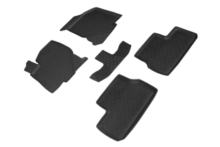 Изображение Резиновые коврики с высоким бортом для LADA Granta II 2018-н.в.