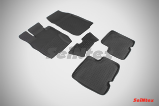 Изображение Резиновые коврики с высоким бортом для Nissan Terrano III 2014-2015