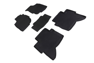 Изображение Резиновые коврики с высоким бортом для Toyota Hilux 2012-2015