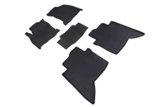 Изображение Резиновые коврики с высоким бортом для Toyota Hilux VIII 2015-н.в.