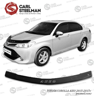 Изображение Дефлектор капота TOYOTA COROLLA AXIO 2015-2017г рестайлинг